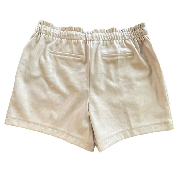 Anthropologie Avec Les Filles Faux Leather Paperbag Boho Shorts NWT Size 1X - Picture 3 of 4